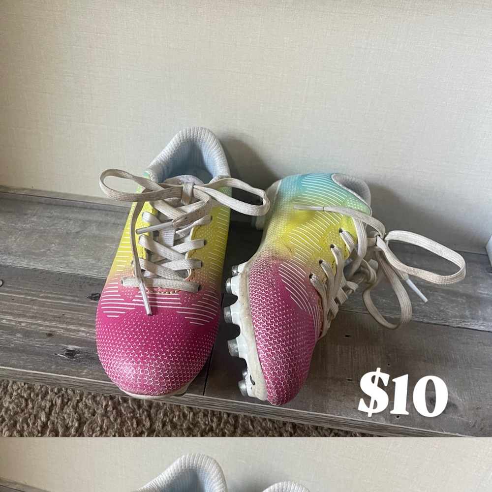 Colorful Kids Cleats
